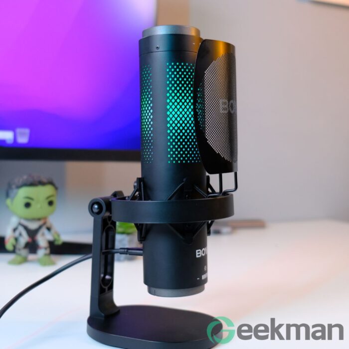 BOYA K9 RGB Gaming Condenser Mic Kit with Pop Filter, Shock Mount, Cover & USB-C Cable (Unboxed) - Image 4